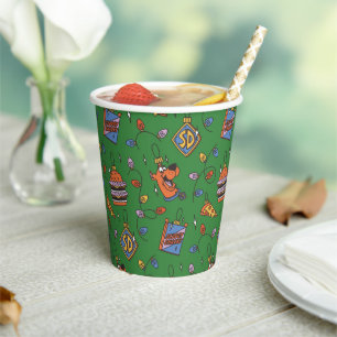 Scooby-Doo Holiday Snack Lights Pattern Paper Cups