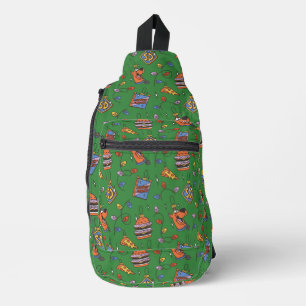Scooby-Doo Holiday Snack Lights Pattern Sling Bag