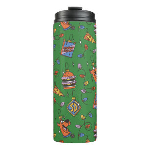 Scooby-Doo Holiday Snack Lights Pattern Thermal Tumbler