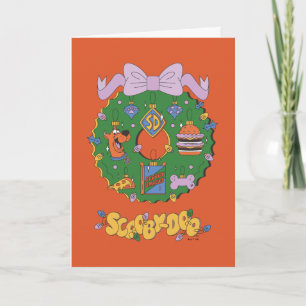 Scooby-Doo Holiday Snack Wreath Graphic Card