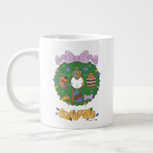 Scooby-Doo Holiday Snack Wreath Graphic Large Coffee Mug