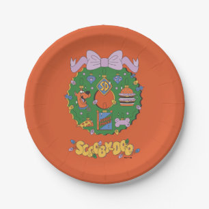 Scooby-Doo Holiday Snack Wreath Graphic Paper Plate