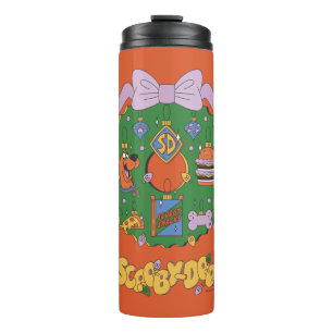 Scooby-Doo Holiday Snack Wreath Graphic Thermal Tumbler