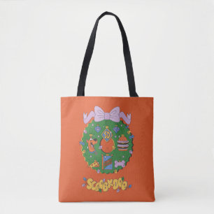 Scooby-Doo Holiday Snack Wreath Graphic Tote Bag