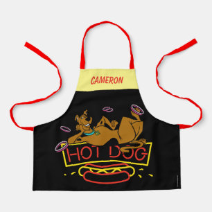 Scooby-Doo Hot Dog Neon Sign Apron