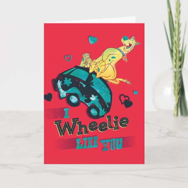 Scooby-Doo - I Wheelie Like You Holiday Card (Front)