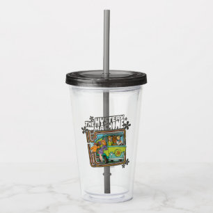 Scooby-Doo   "It's Lit" Mystery Machine Graphic Acrylic Tumbler