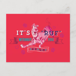 Scooby-Doo - It's Ruf Without You Holiday Postcard