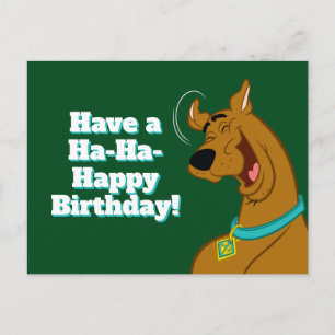 Scooby-Doo Laughing Postcard