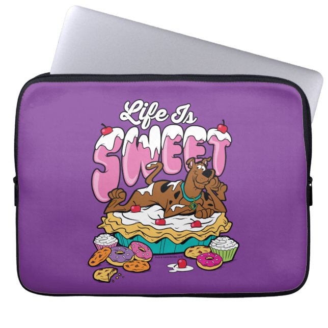 Scooby-Doo "Life Is Sweet" Laptop Sleeve (Front)