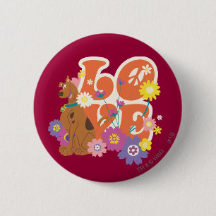 Scooby-Doo "Love" 6 Cm Round Badge