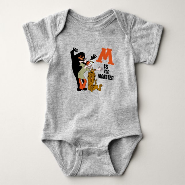 Scooby-Doo | M is for Monster Baby Bodysuit (Front)