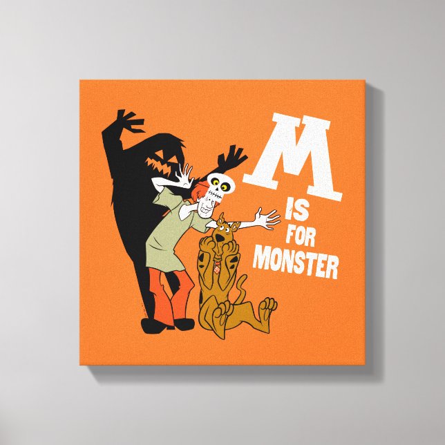 Scooby-Doo | M is for Monster Canvas Print (Front)