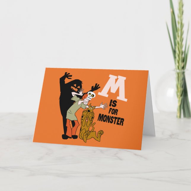 Scooby-Doo | M is for Monster Note Card (Front)