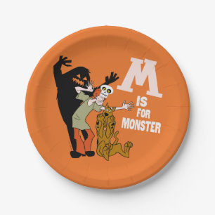 Scooby-Doo   M is for Monster Paper Plate