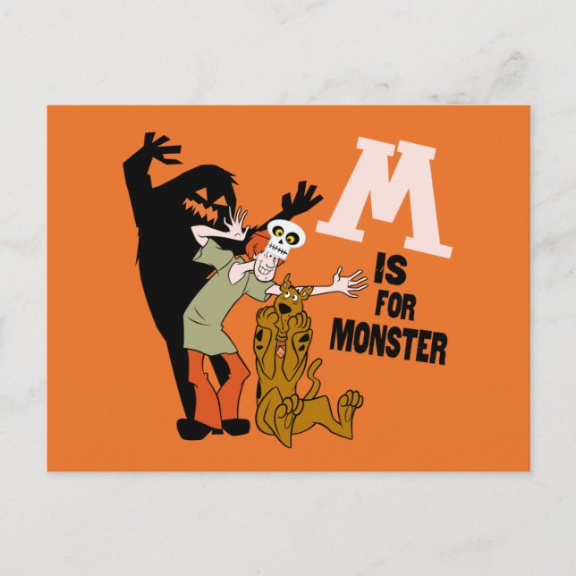 Scooby-Doo | M is for Monster Postcard (Front)