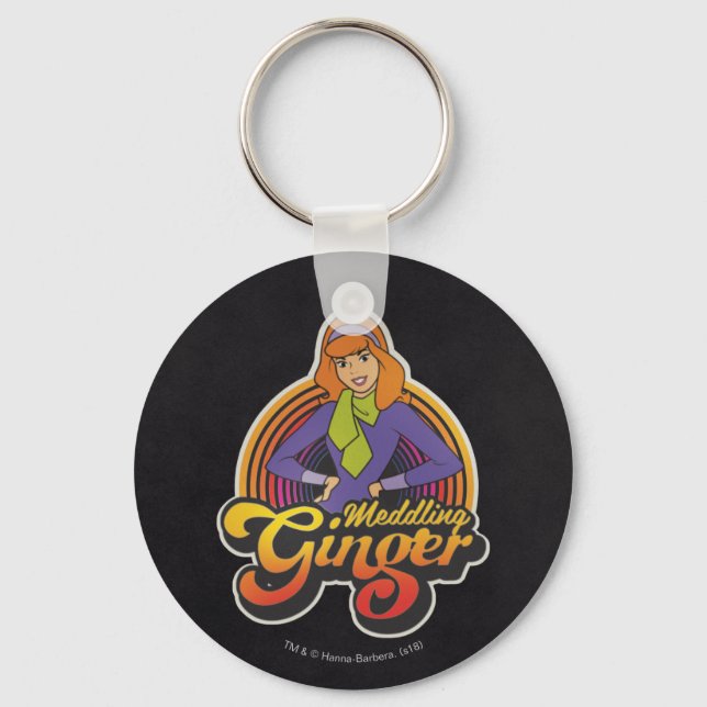 Scooby-Doo | "Meddling Ginger" Daphne Key Ring (Front)
