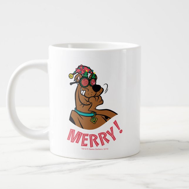 Scooby-Doo Merry Laughter Large Coffee Mug (Left)