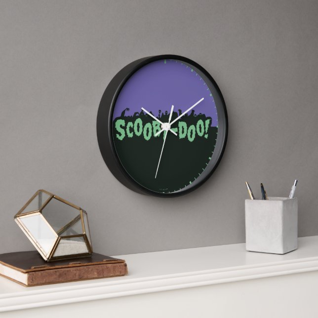 Scooby-Doo! Monster Silhouette Logo Clock (Office)