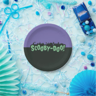 Scooby-Doo! Monster Silhouette Logo Paper Plate