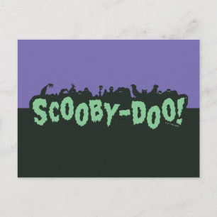 Scooby-Doo! Monster Silhouette Logo Postcard