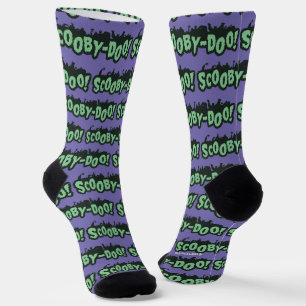 Scooby-Doo! Monster Silhouette Logo Socks