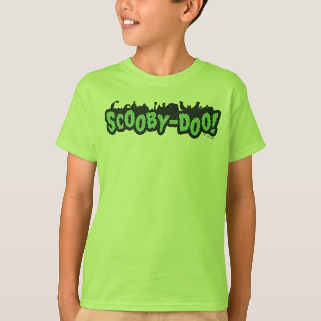 Scooby-Doo! Monster Silhouette Logo T-Shirt (Front)