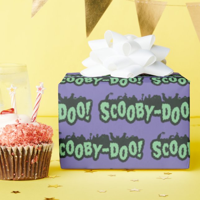 Scooby-Doo! Monster Silhouette Logo Wrapping Paper (Birthday Party)