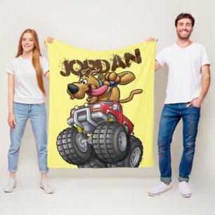 Scooby-Doo Monster Truck Fleece Blanket