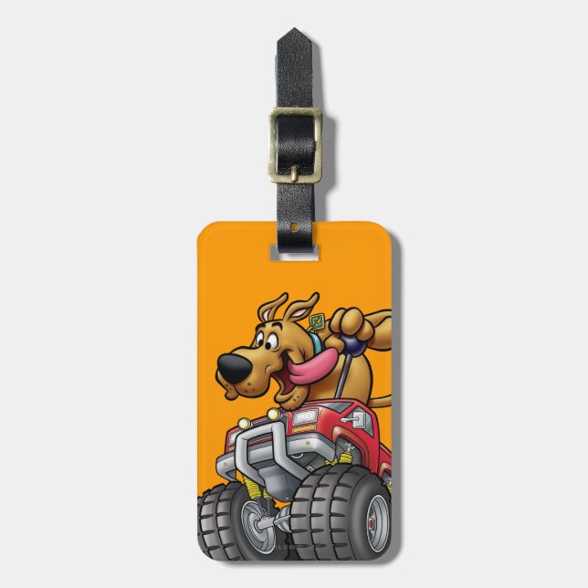 Scooby Doo-Monster Truck Luggage Tag (Front Vertical)