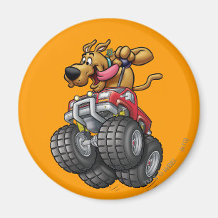 Scooby Doo-Monster Truck Magnet