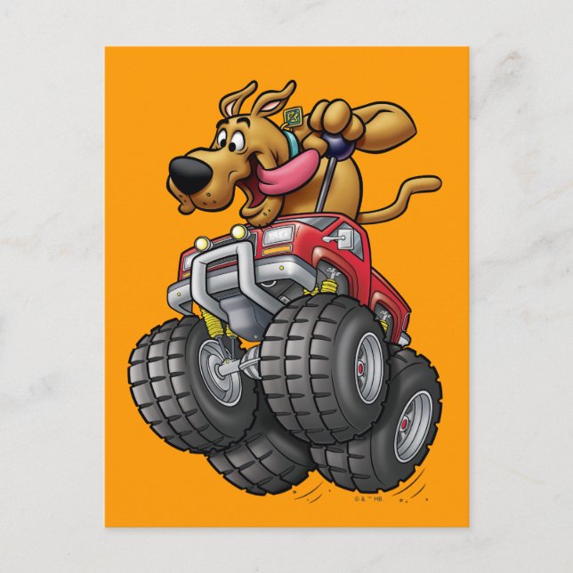 Scooby Doo-Monster Truck Postcard (Front)