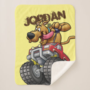 Scooby-Doo Monster Truck Sherpa Blanket