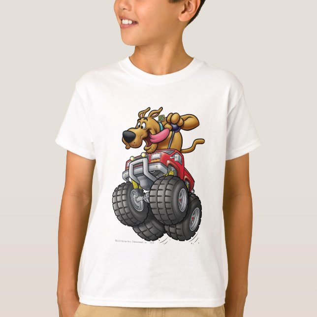 Scooby Doo-Monster Truck T-Shirt (Front)