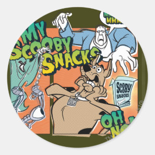 Scooby-Doo "My Scooby Snacks" Classic Round Sticker