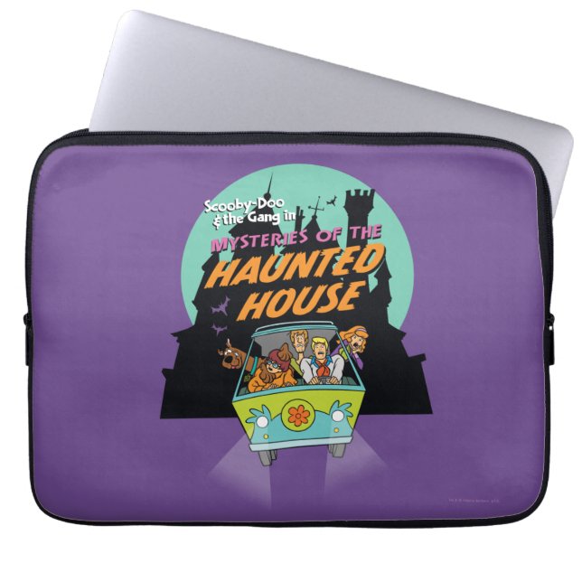 Scooby-Doo "Mysteries Of The Haunted House" Laptop Sleeve (Front)