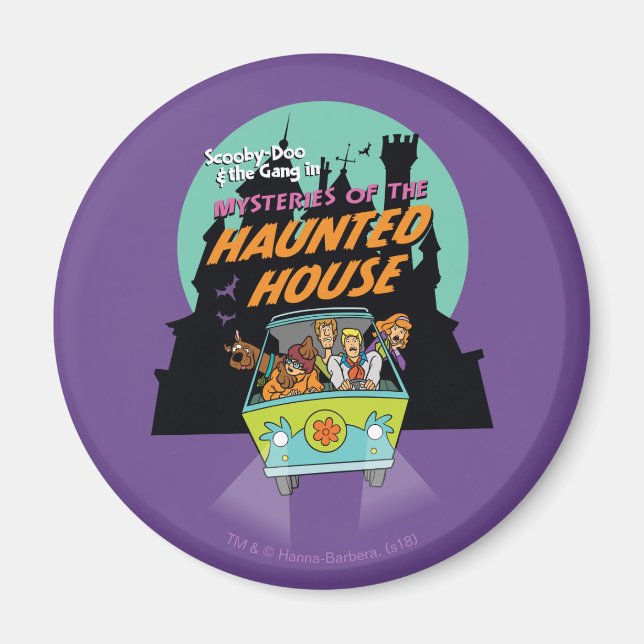 Scooby-Doo "Mysteries Of The Haunted House" Magnet (Front)