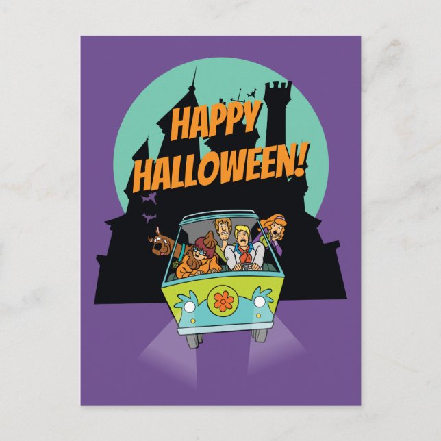 Scooby-Doo "Mysteries Of The Haunted House" Postcard (Front)