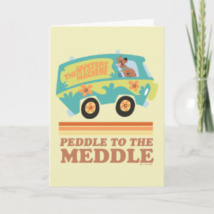 Scooby-Doo Mystery Machine "Peddle to the Meddle" Card