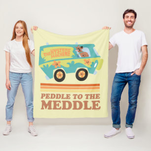 Scooby-Doo Mystery Machine "Peddle to the Meddle" Fleece Blanket
