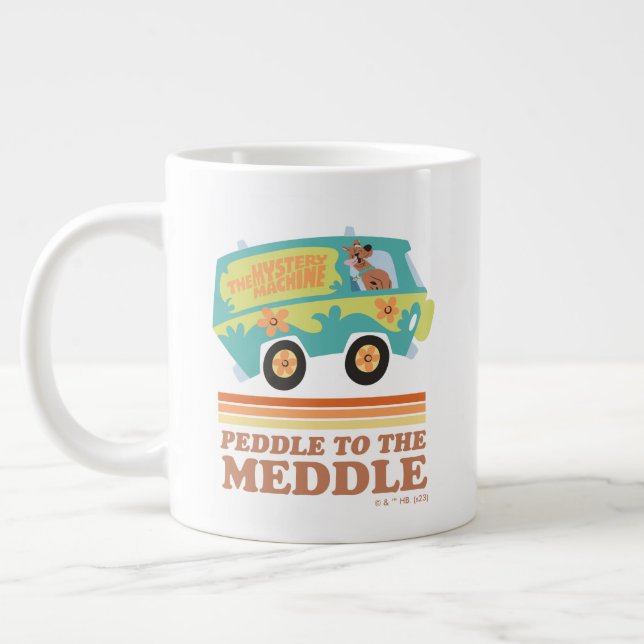 Scooby-Doo Mystery Machine "Peddle to the Meddle" Large Coffee Mug (Left)