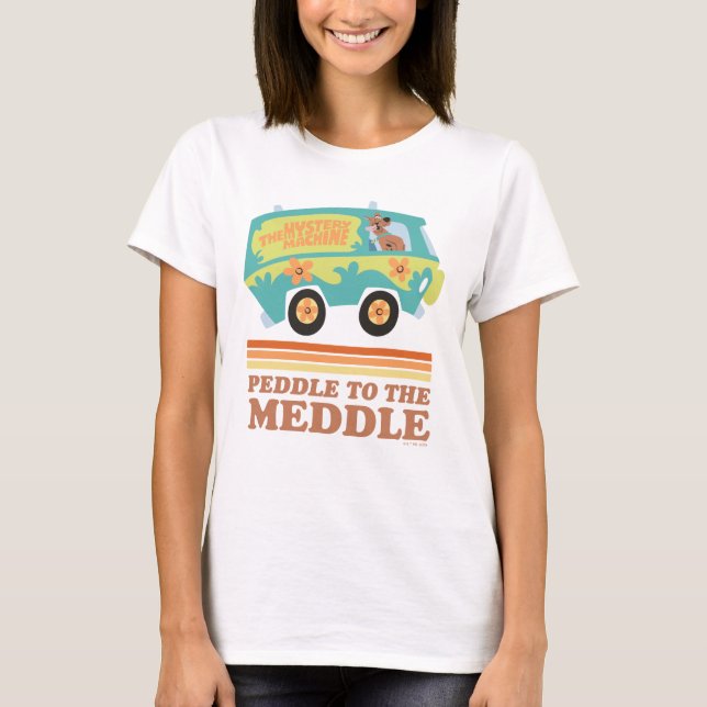 Scooby-Doo Mystery Machine "Peddle to the Meddle" T-Shirt (Front)