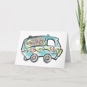 Scooby-Doo Mystery Machine Sketch Card