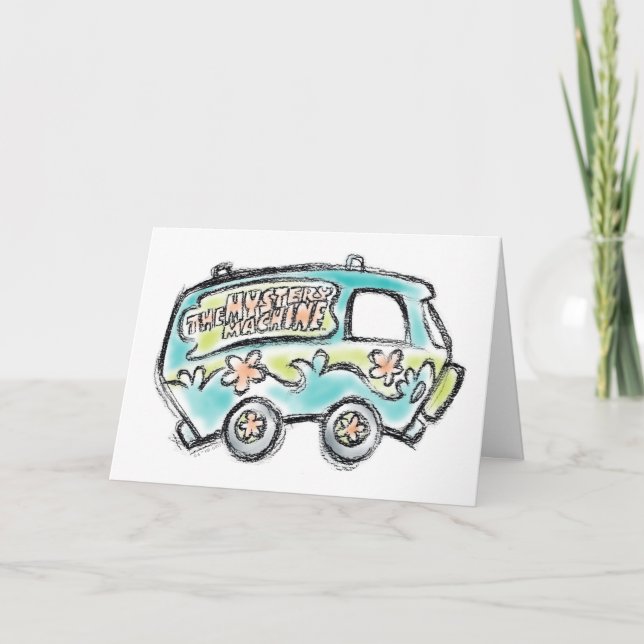 Scooby-Doo | Mystery Machine Sketch Card (Front)