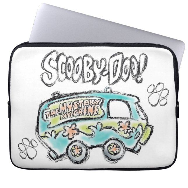 Scooby-Doo | Mystery Machine Sketch Laptop Sleeve (Front)