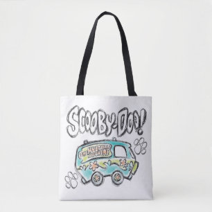 Scooby-Doo   Mystery Machine Sketch Tote Bag