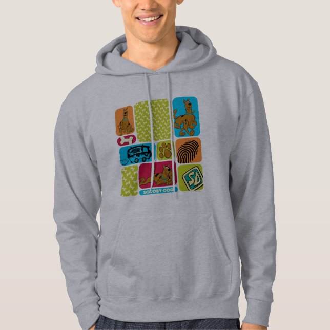 Scooby-Doo Mystery Pattern Hoodie (Front)