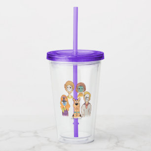 Scooby-Doo Our Halloween Masks Acrylic Tumbler