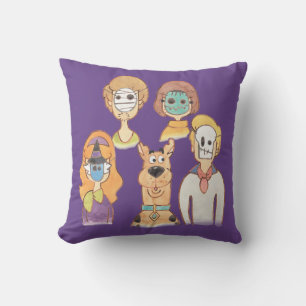 Scooby-Doo   Our Halloween Masks Cushion