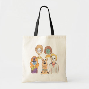 Scooby-Doo   Our Halloween Masks Tote Bag